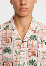 Lade das Bild in den Galerie-Viewer, Revolution Short-sleeved Cuban Shirt  - Offwhite
