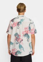 Lade das Bild in den Galerie-Viewer, Revolution Short-sleeved Cuban Shirt  - Offwhite
