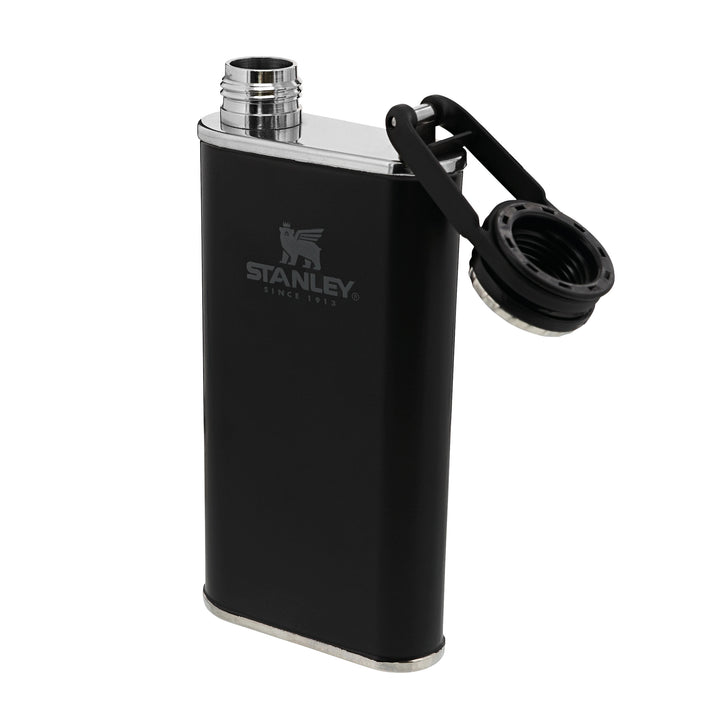 STANLEY CLASSIC EASY FILL WIDE MOUTH FLASK | 8OZ | 0,23L  Matte Black Pebble