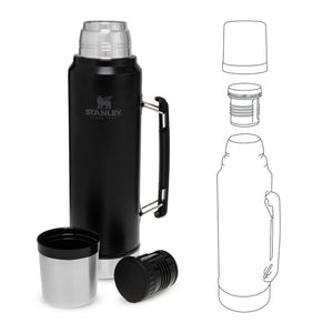 STANLEY EXTRA LARGE, 1.0L - Matte Black pebble