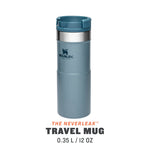 Lade das Bild in den Galerie-Viewer, Stanley Classic NeverLeak™ Travel Mug blau 0.35L - ice
