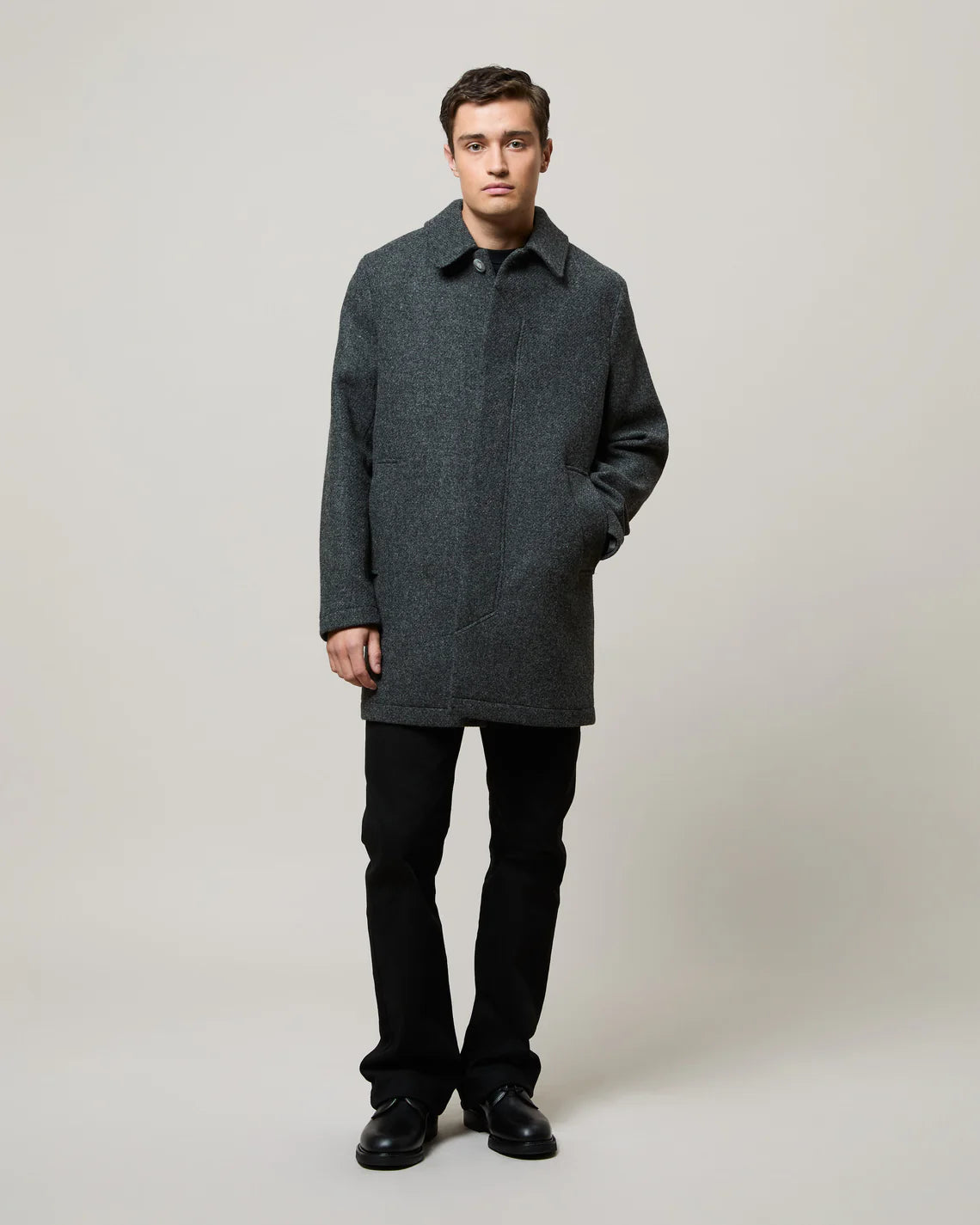 BRIXTOL T-COAT WOOL grey