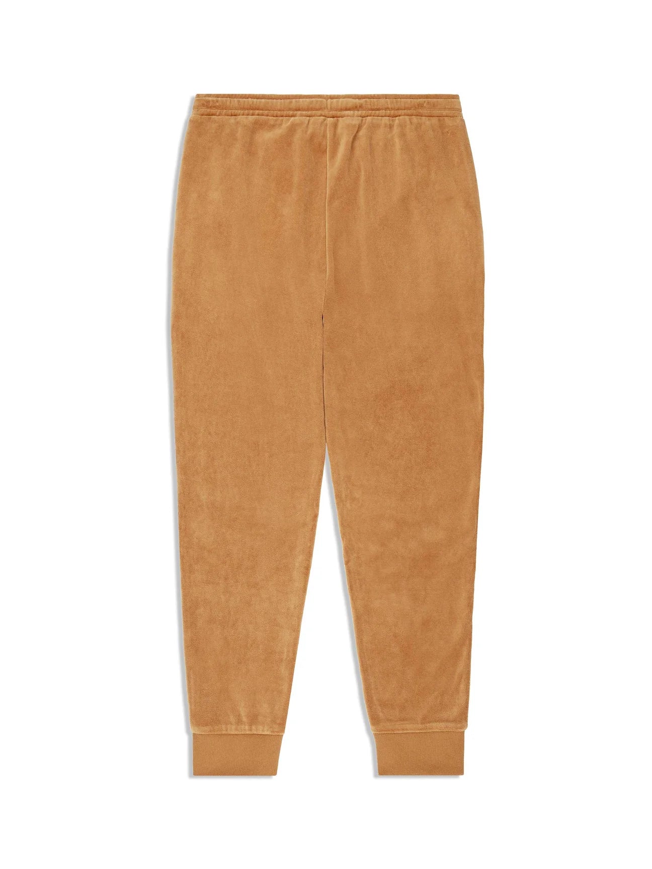 DAMARINDO VELOUR TRACK PANT- ALMOND/ MARITIME BLUE