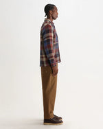 Lade das Bild in den Galerie-Viewer, Wax Whiting – Rostfarbenes und mehrfarbiges Pike-Karo-Overshirt
