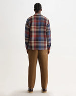 Lade das Bild in den Galerie-Viewer, Wax Whiting – Rostfarbenes und mehrfarbiges Pike-Karo-Overshirt
