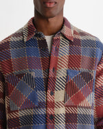 Lade das Bild in den Galerie-Viewer, Wax Whiting – Rostfarbenes und mehrfarbiges Pike-Karo-Overshirt
