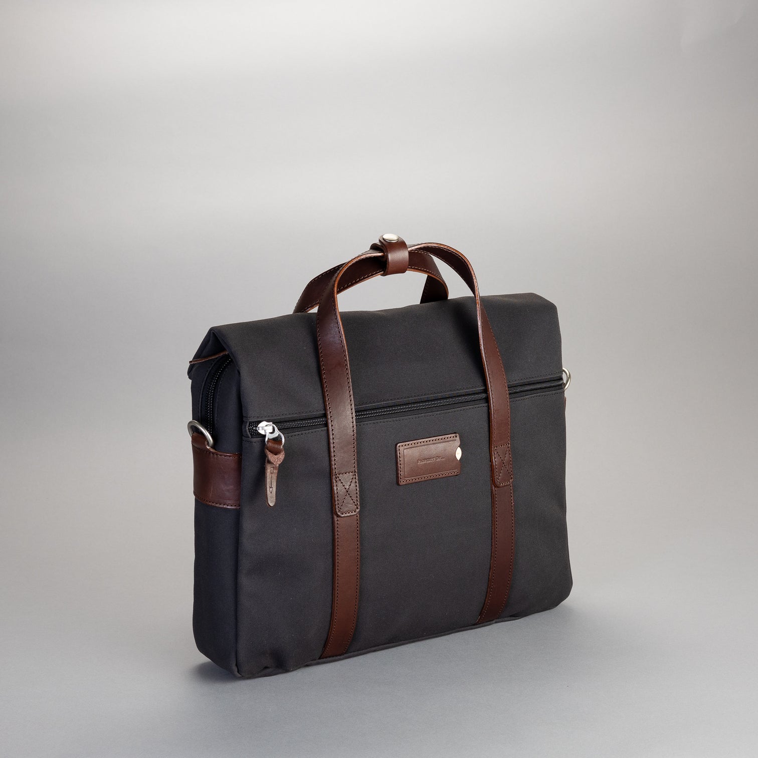 PROPERTY OF William Work Bag- Coal wax / Dark Brown