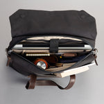 Lade das Bild in den Galerie-Viewer, PROPERTY OF William Work Bag- Coal wax / Dark Brown
