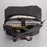 Lade das Bild in den Galerie-Viewer, PROPERTY OF William Work Bag- Coal wax / Dark Brown
