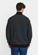 Lade das Bild in den Galerie-Viewer, Revolution Zipped Knit Cardigan  - Blue
