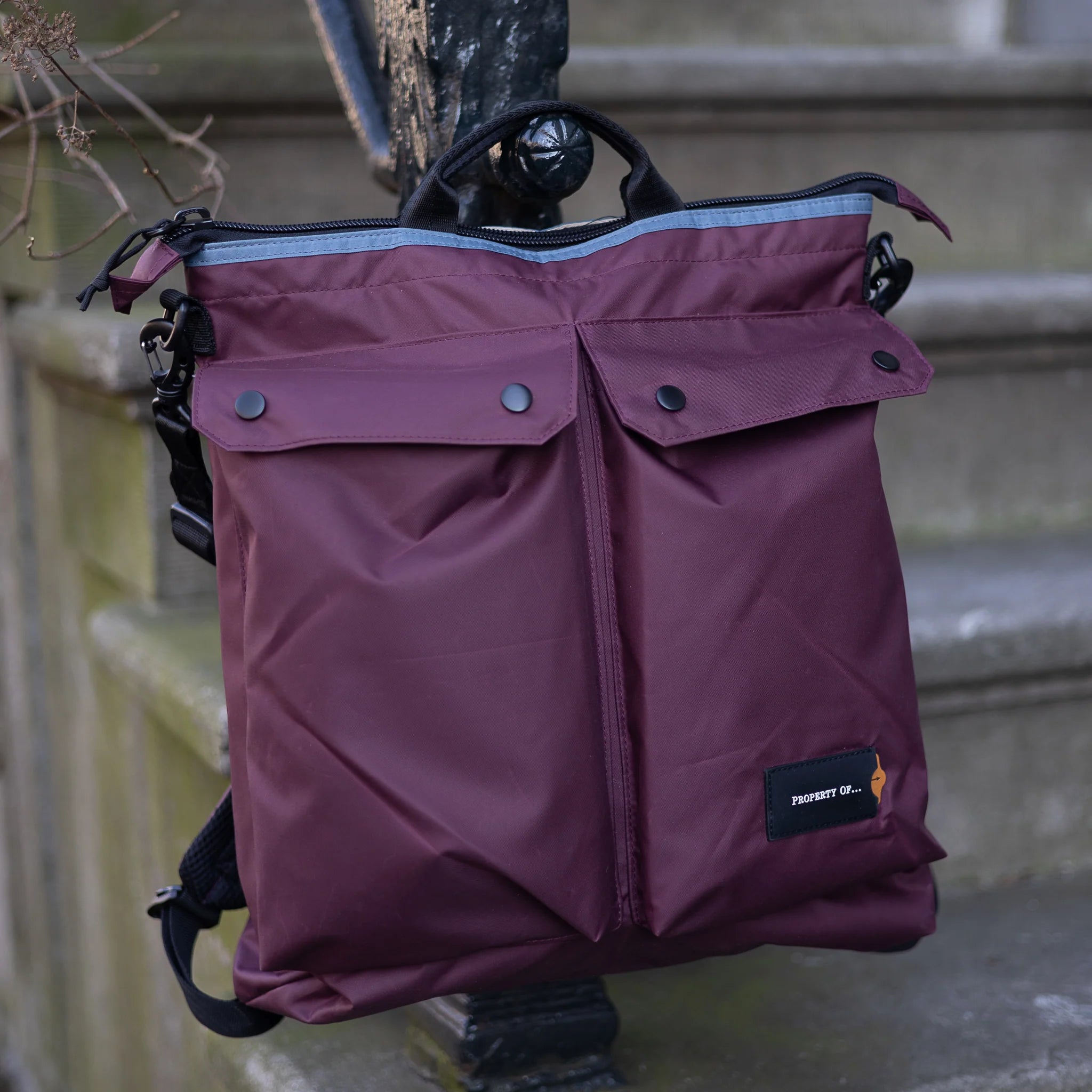 PROPERTY OF Zoe Bike Pack - Berry