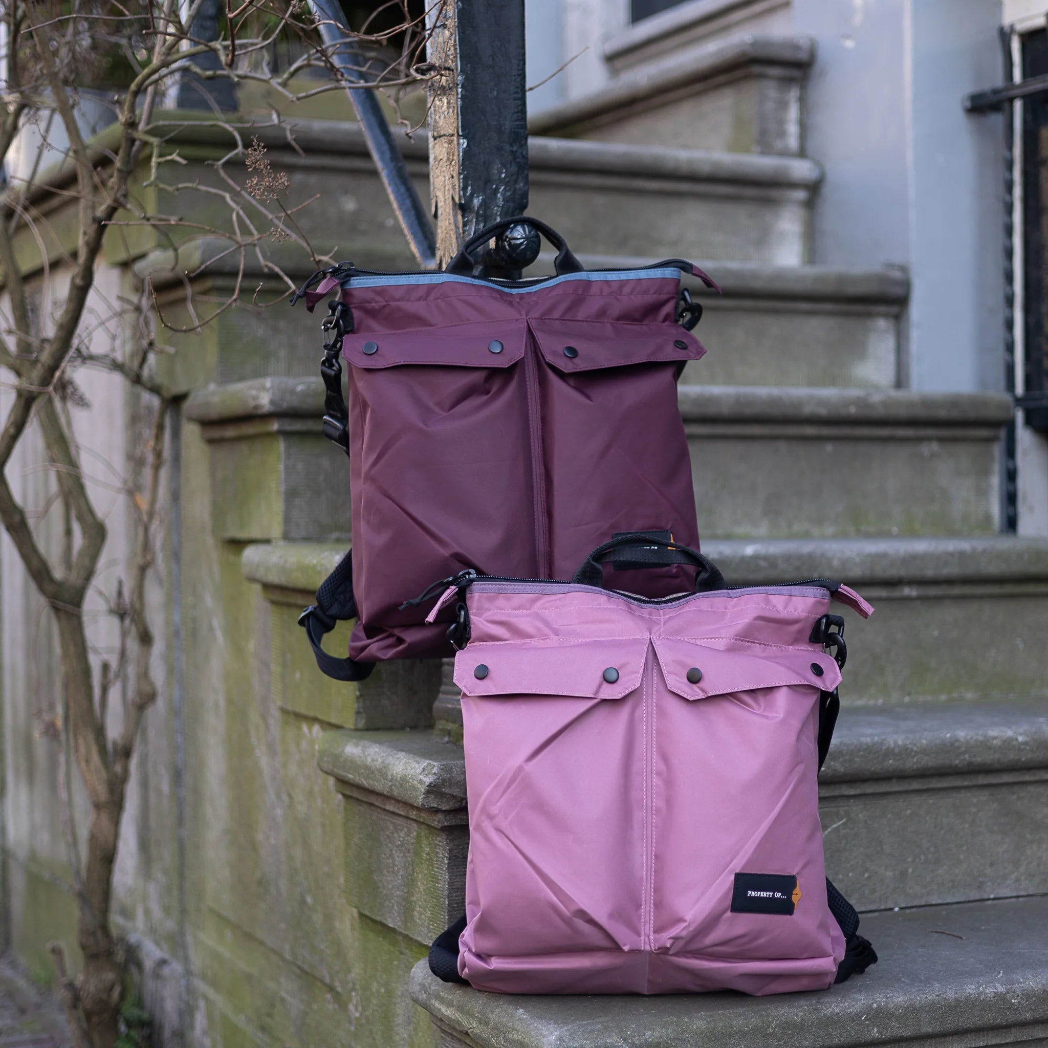PROPERTY OF Zoe Bike Pack - Berry