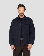Lade das Bild in den Galerie-Viewer, SCHOTT navy canvas worker jacket
