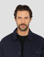 Lade das Bild in den Galerie-Viewer, SCHOTT navy canvas worker jacket

