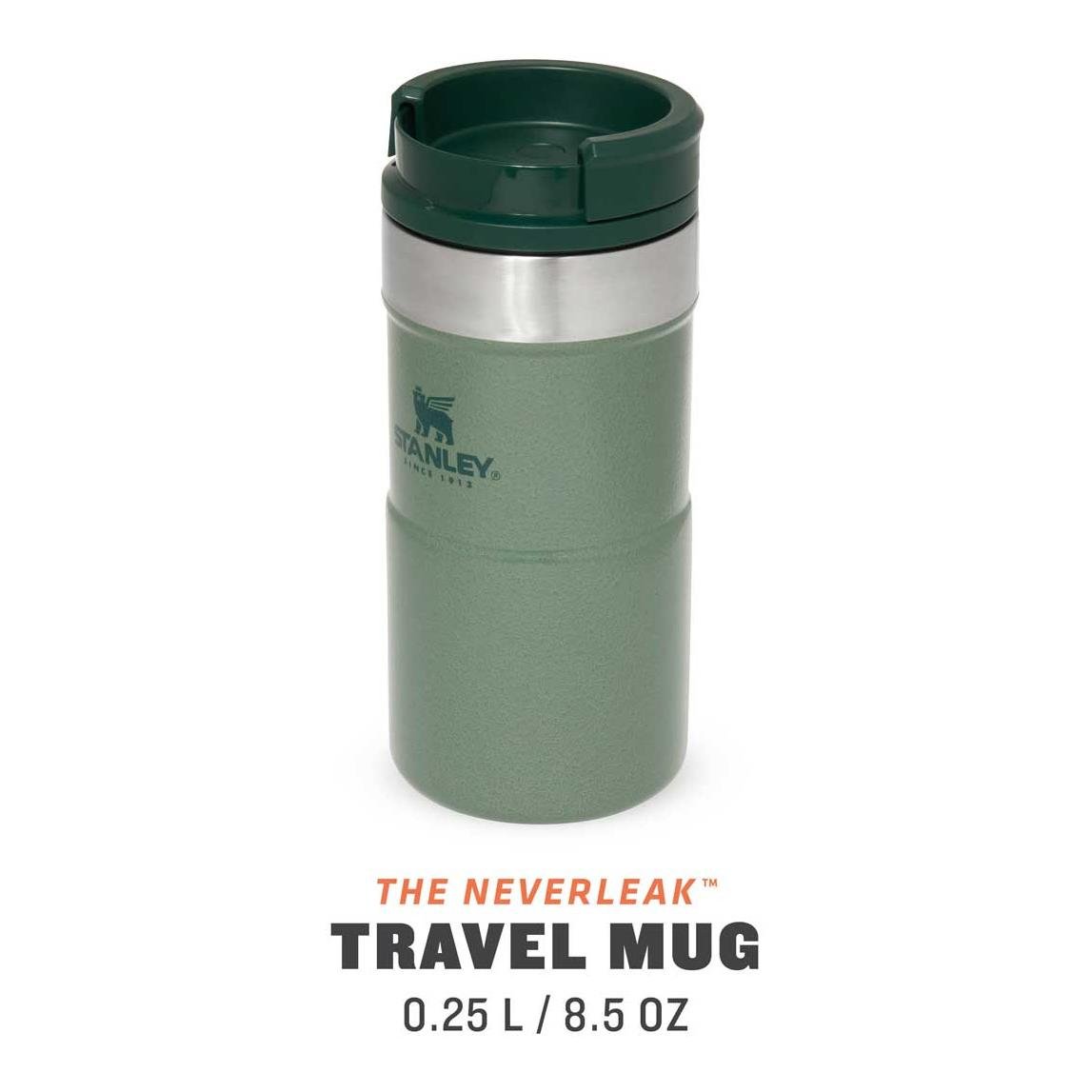 STANLEY Classic NeverLeak™ Travel Mug -  0.25L - Hammertone Green