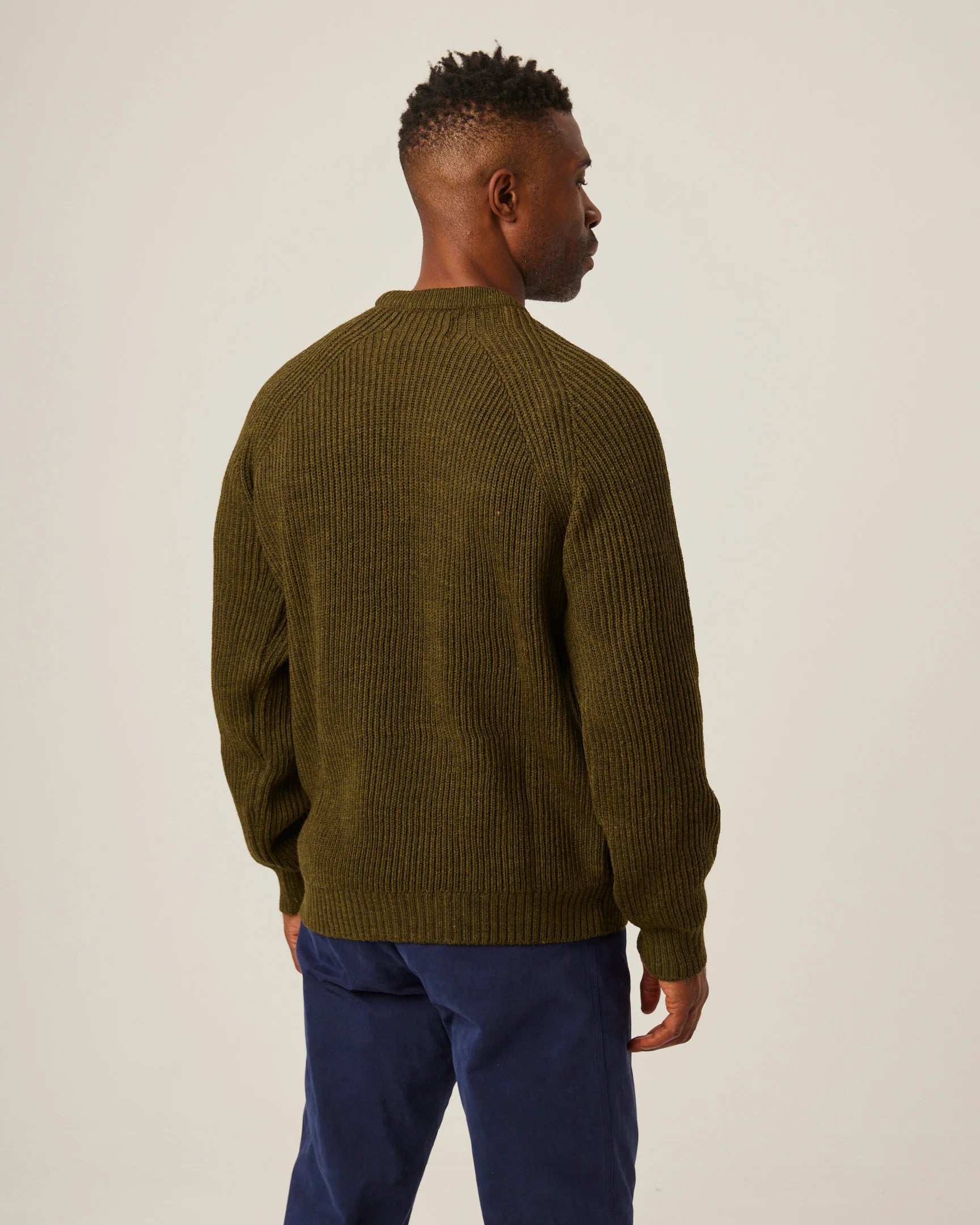 Peregrine Ford Crew Jumper olive