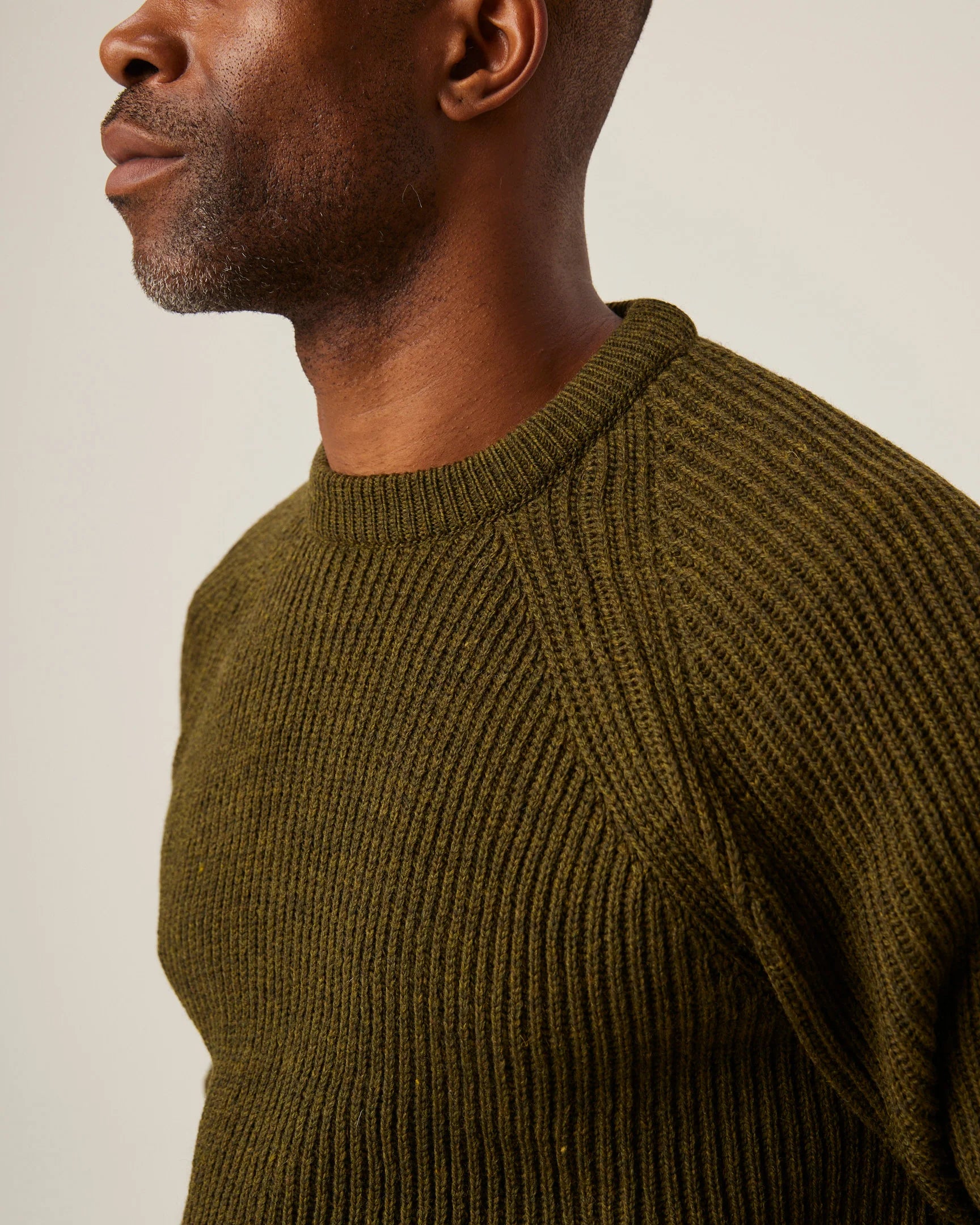 Peregrine Ford Crew Jumper olive