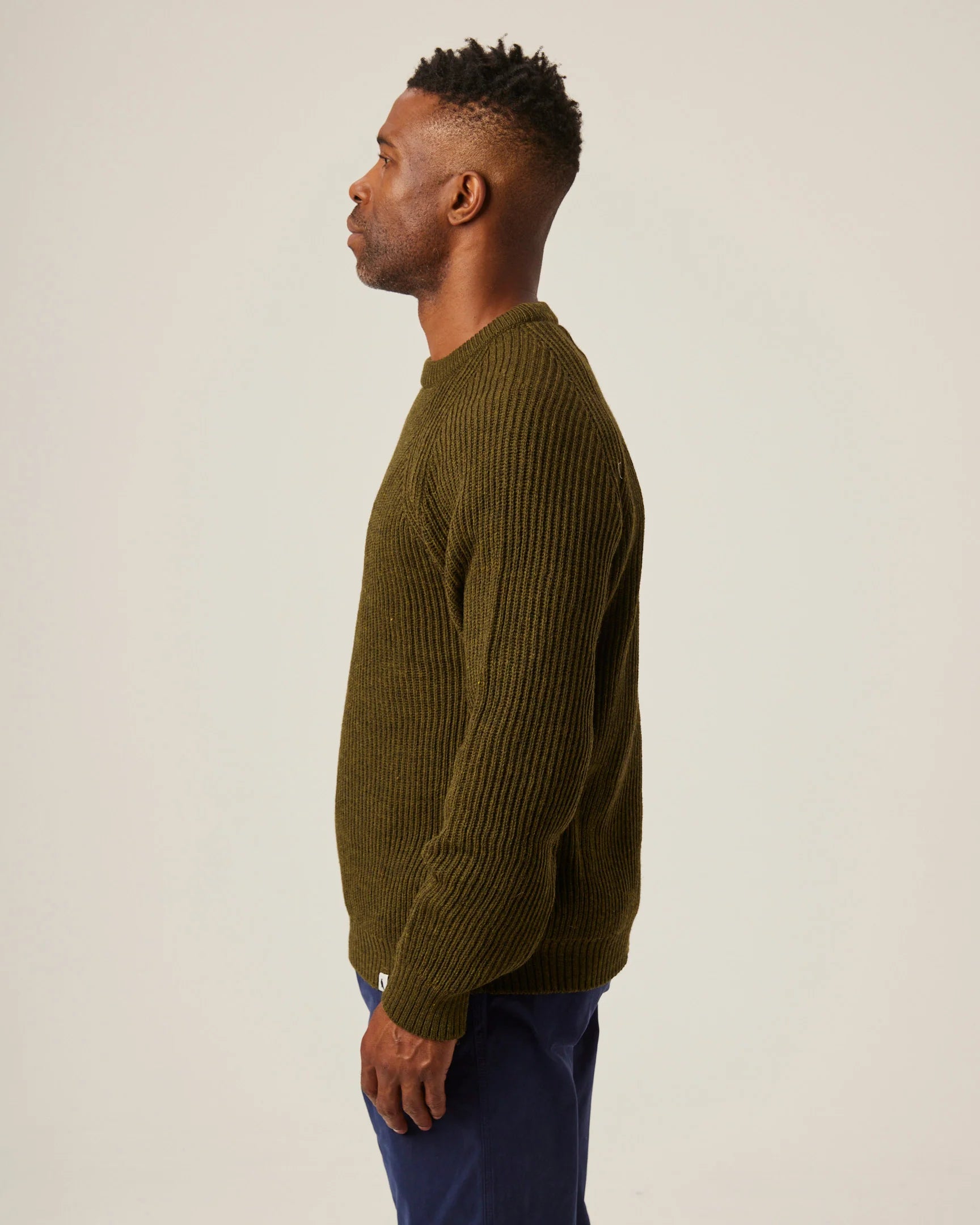 Peregrine Ford Crew Jumper olive