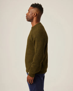 Peregrine Ford Crew Jumper olive