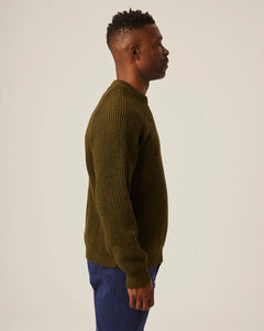 Peregrine Ford Crew Jumper olive