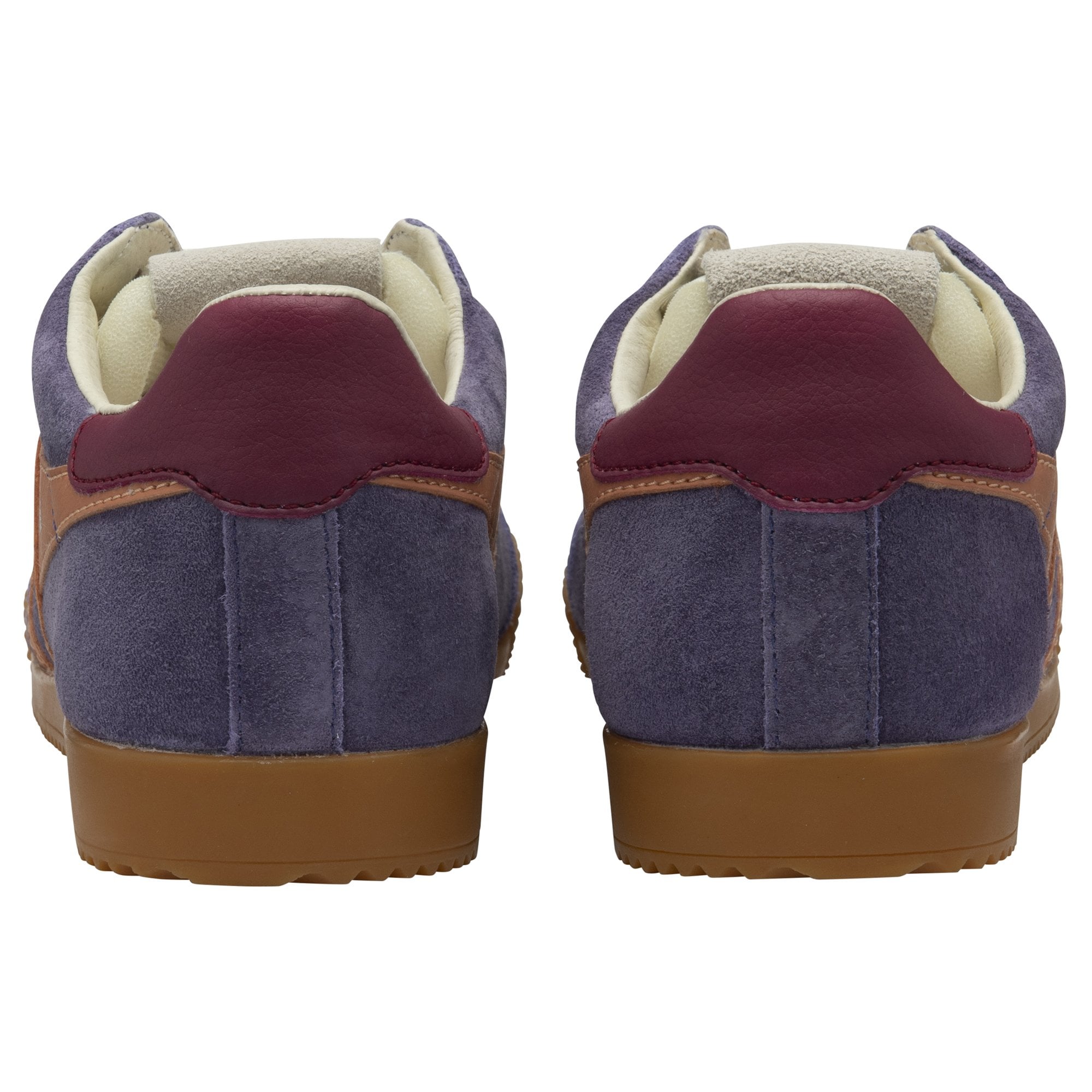 Gola Classics Women's ELAN Trainers - Plum/Terracotta/Cerise