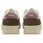 Lade das Bild in den Galerie-Viewer, Gola Classics Women&#39;s Grandslam Trident Trainers, White/Brown Sugar/Dusty Rose
