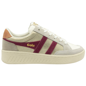 Gola Classics Women's Superslam Blaze Trainers - Gold/Cerise/Terracotta