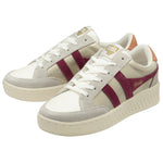 Lade das Bild in den Galerie-Viewer, Gola Classics Women&#39;s Superslam Blaze Trainers - Gold/Cerise/Terracotta
