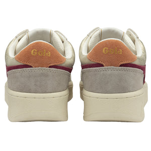 Gola Classics Women's Superslam Blaze Trainers - Gold/Cerise/Terracotta