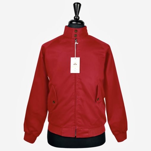 HOXTON HARRINGTON JACKET - red