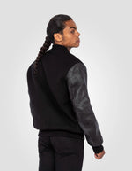 Lade das Bild in den Galerie-Viewer, SCHOTT BLOUSON UNIVERSITE LCUSA BLACK/BLACK
