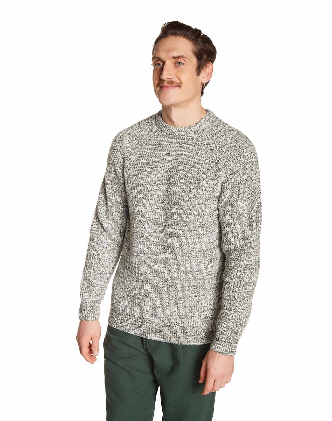 - OLOW PULLOVER EQUINOXE ÉCRU CHINÉ