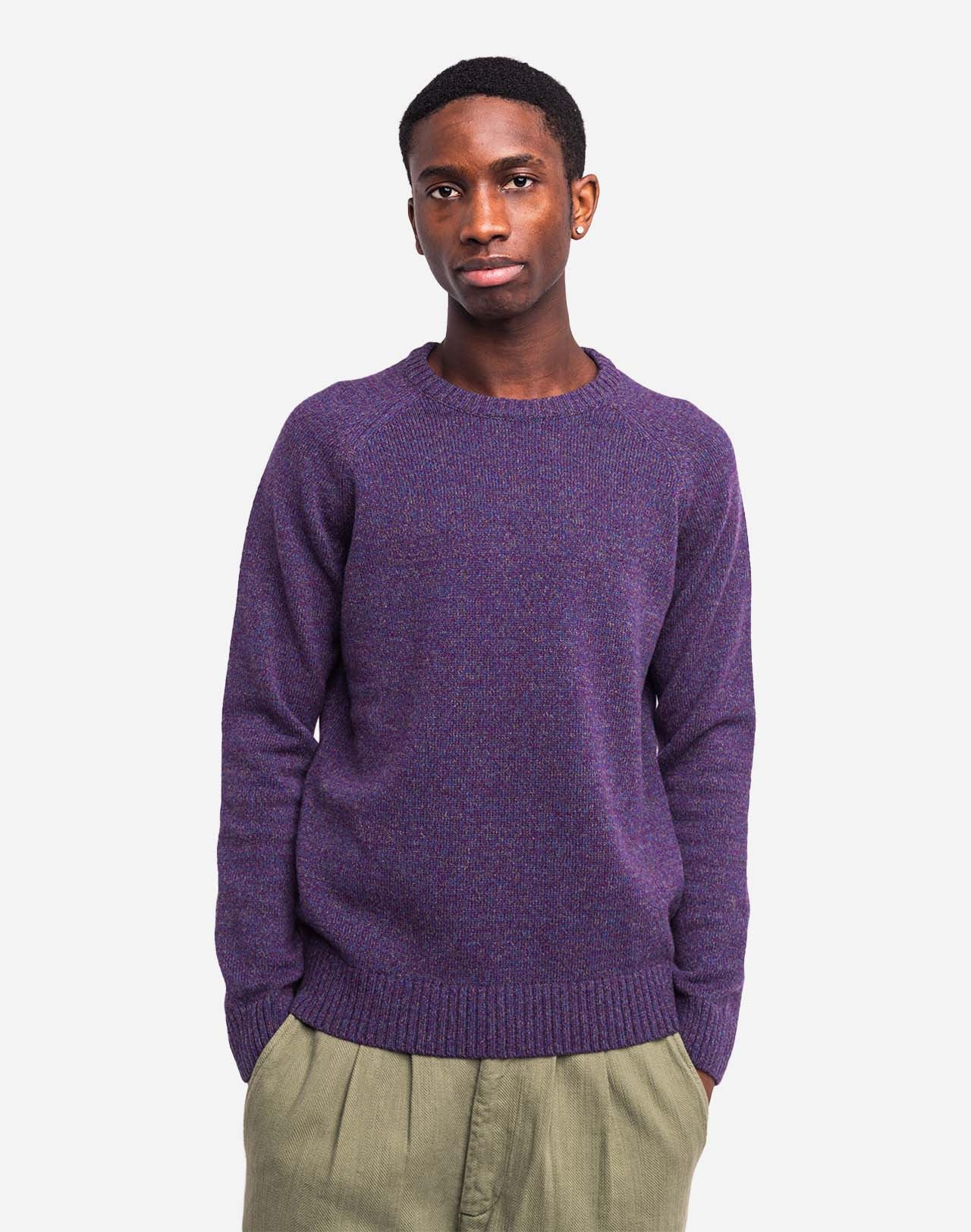 OLOW PULLOVER SOMERSET PRUNE CHINÉ