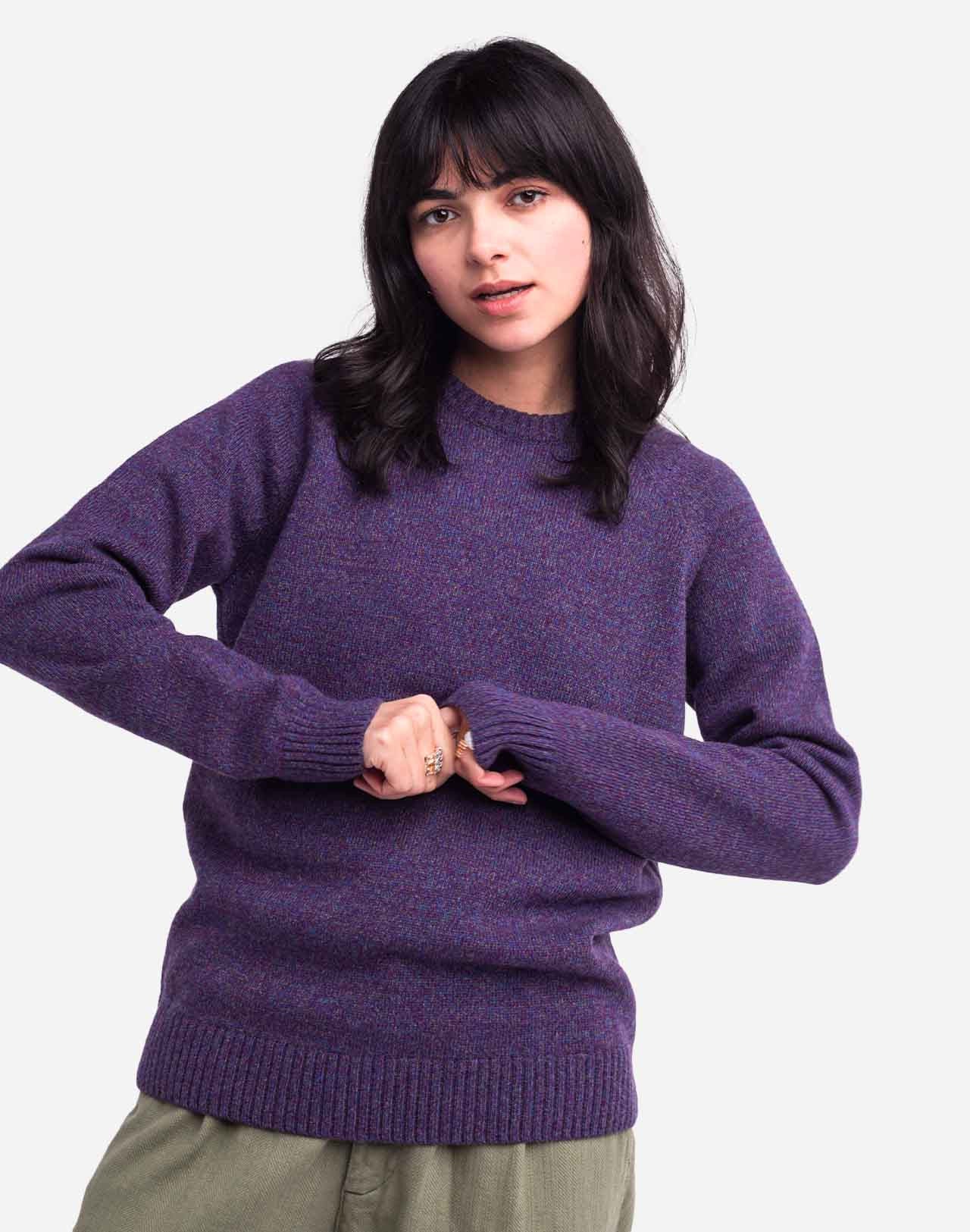 OLOW PULLOVER SOMERSET PRUNE CHINÉ