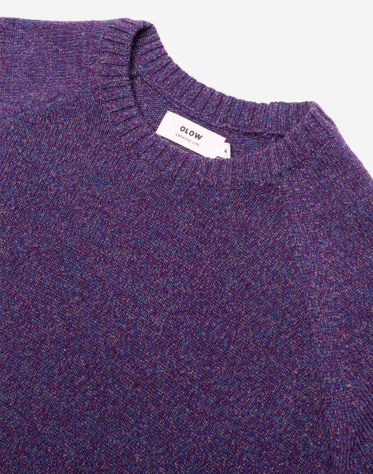 OLOW PULLOVER SOMERSET PRUNE CHINÉ