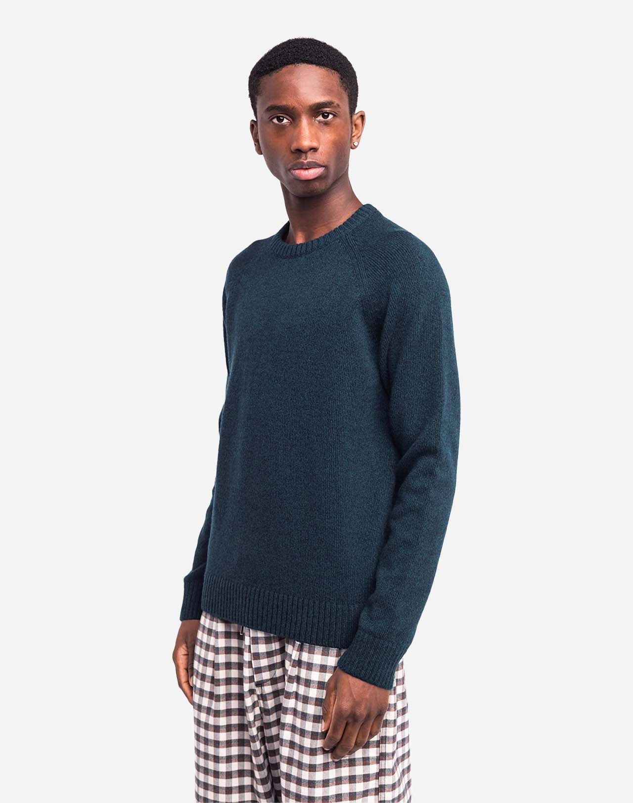 OLOW PULLOVER SOMERSET VERT CHINÉ