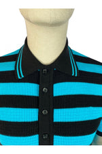 Lade das Bild in den Galerie-Viewer, SKA &amp; SOUL &#39;Terry Hall&#39; Fine Gauge Waffle Polo SS/2556
