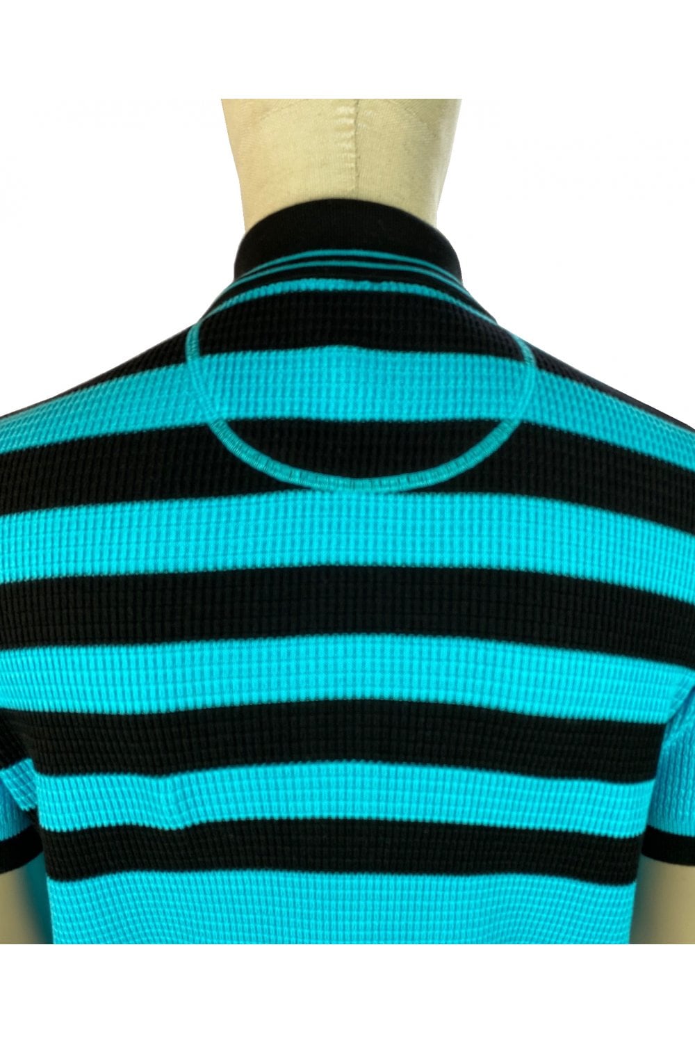 SKA & SOUL 'Terry Hall' Fine Gauge Waffle Polo SS/2556