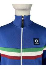 Lade das Bild in den Galerie-Viewer, TROJAN Retro Stripe Track Top cobalt
