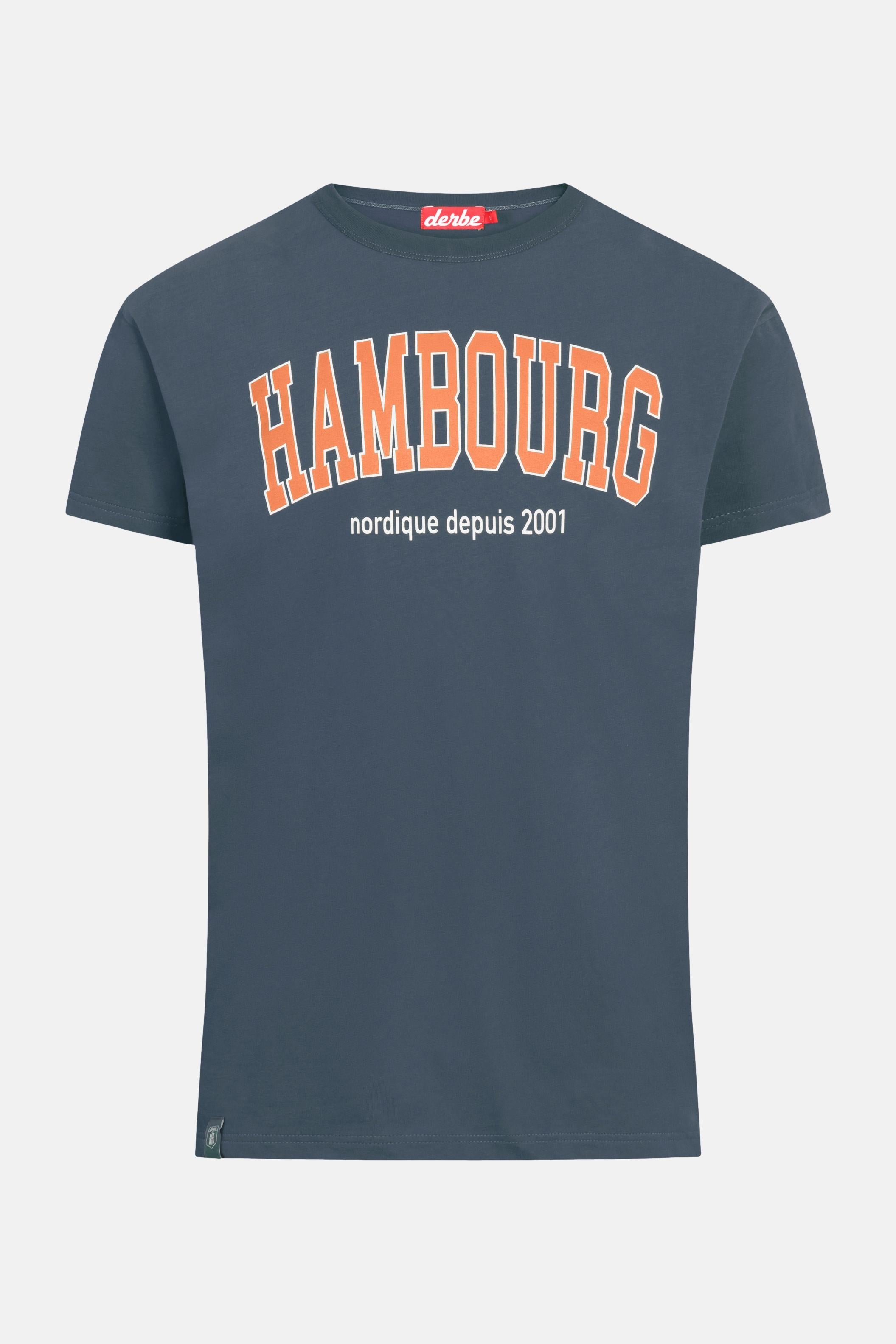 DERBE Hambourg Herren T-Shirt, Navy Dunkelblau