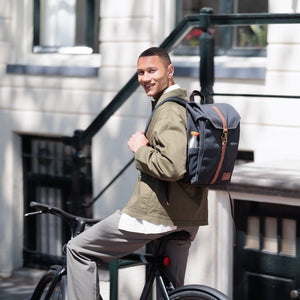 PROPERTY OF HUNTER BACKPACK - Coal /Dark Brown
