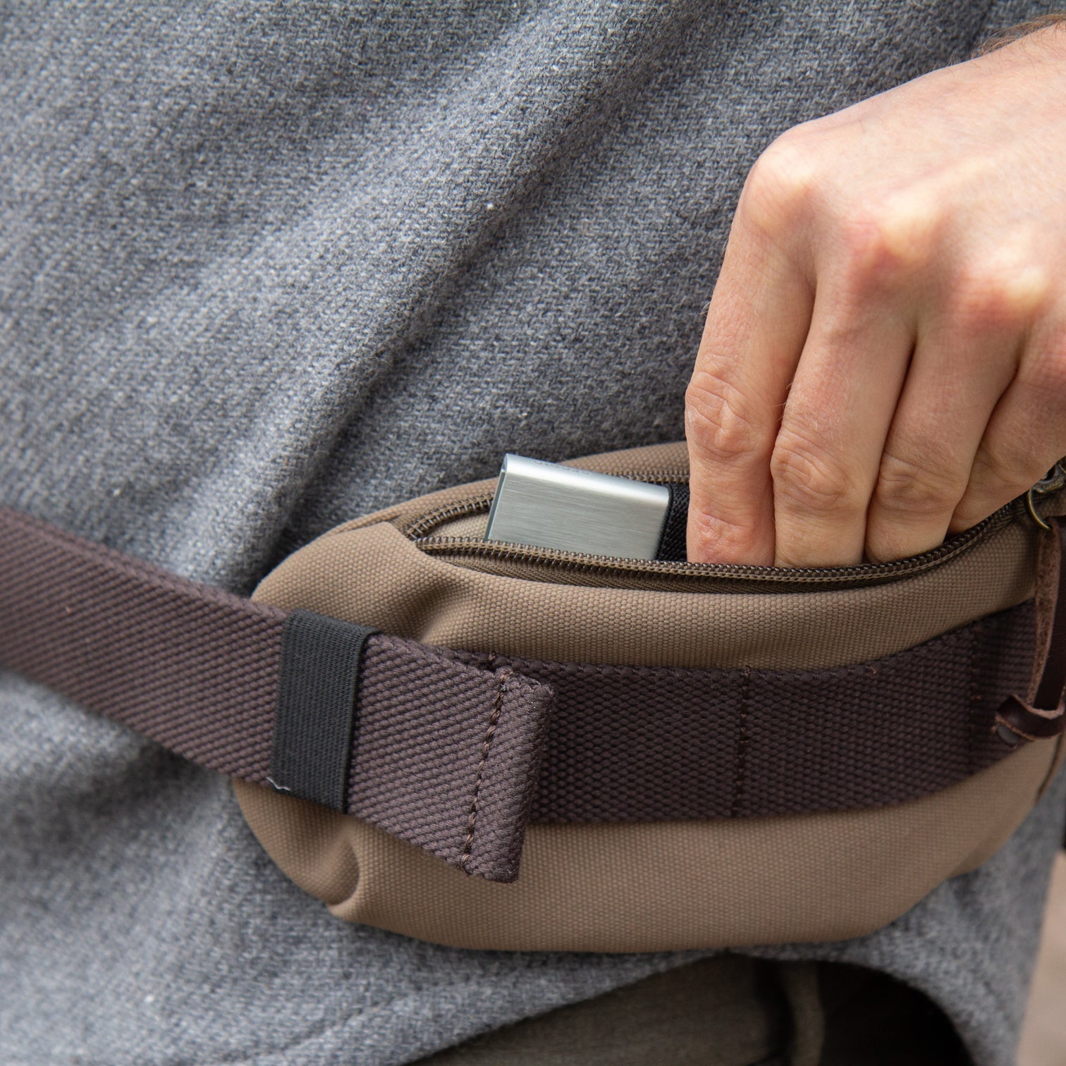 PROPERTY OF Karl - SUPPORTIVE HIP BELT- Moss Grey