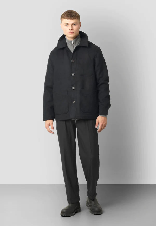 LYON XO LUCA PLEAT PANTS - BLACK