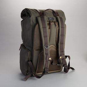 PROPERTY OF Karl 48h+ Travel Backpack -  Dark forest / Dark Brown