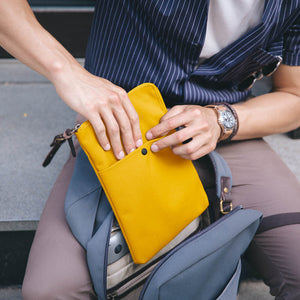 PROPERTY OF Charlie 12h Backpack - Stone Blue / Dark Brown