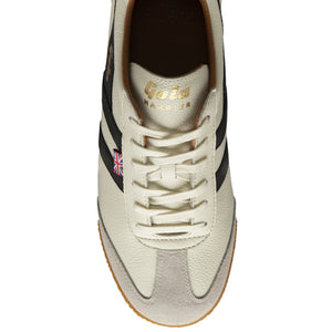 GOLA HARRIER ELITE TRAINERS - Made in England - Off White/Black