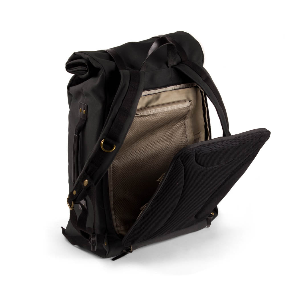 PROPERTY OF Karl 48h+ Travel Backpack - Midnight Black / Black
